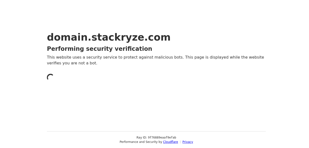 Stackryze 打开时的 Cloudflare 安全验证页
