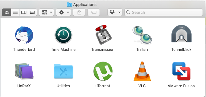 macOS 打开实用工具